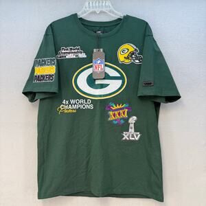 NFL Luxury Athletic Collection Green Bay Packer T-Shirt XL Premium Apparel NWT
